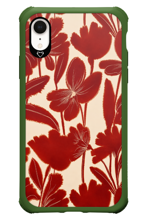 Burgundy Flowers 2.0 - Apple iPhone XR