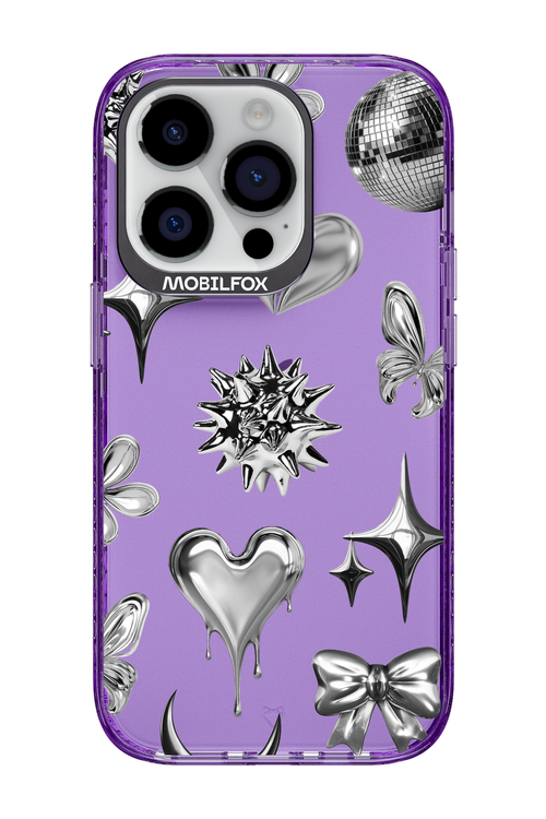 Silver Zone Transparent - Apple iPhone 14 Pro