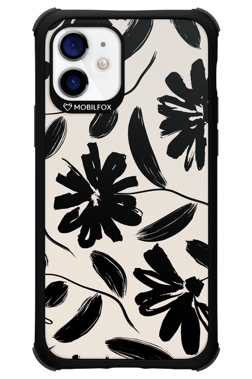 Monochrome Flowerss 2.0 - Apple iPhone 12
