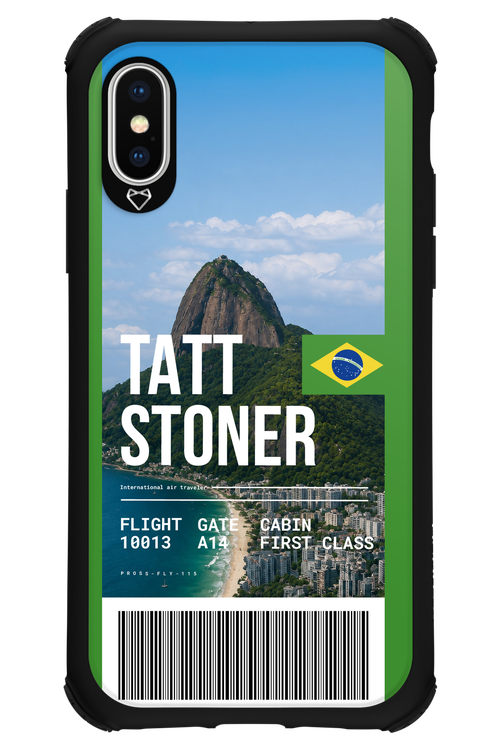 TATT STONER (fly ticket) 2.0 - Apple iPhone X