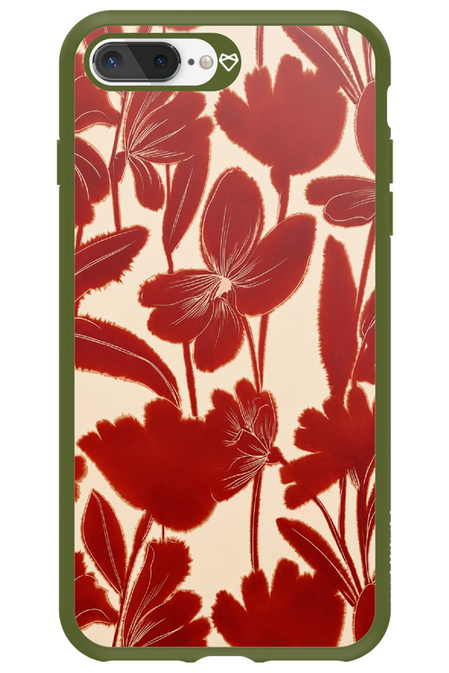 Burgundy Flowers 2.0 - Apple iPhone 7 Plus