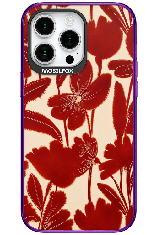 Burgundy Flowers 2.0 - Apple iPhone 15 Pro Max