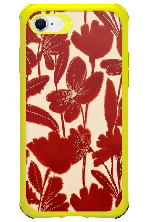 Burgundy Flowers 2.0 - Apple iPhone SE 2022