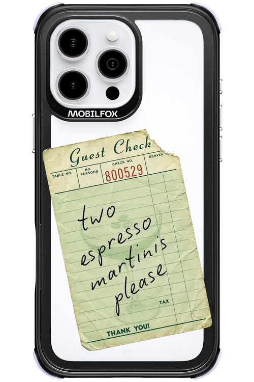 Espresso Martini 2.0 - Apple iPhone 16 Pro Max