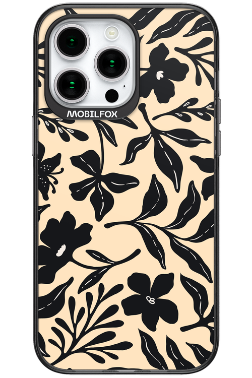 Black Flowers 2.0 - Apple iPhone 15 Pro Max