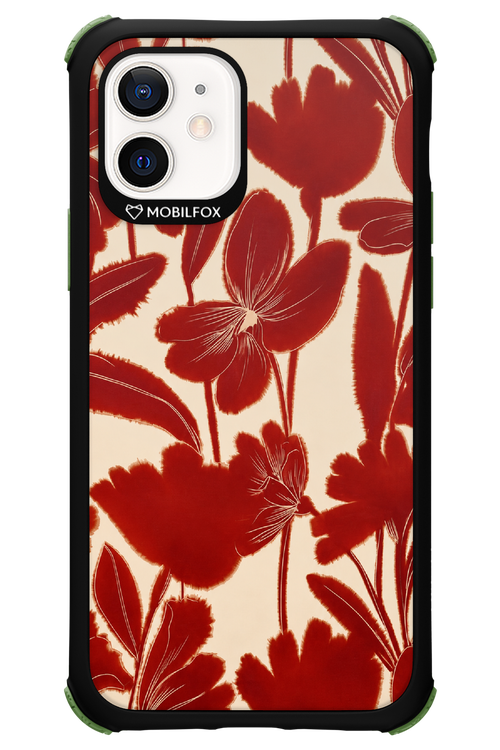 Burgundy Flowers 2.0 - Apple iPhone 12