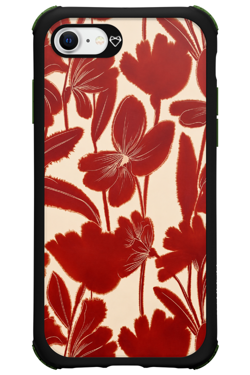 Burgundy Flowers 2.0 - Apple iPhone SE 2022