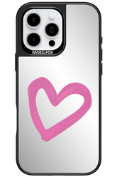 Pink Heart Mirror 2.0 - Apple iPhone 16 Pro Max