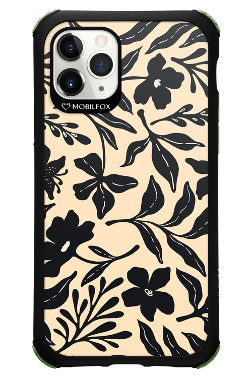 Black Flowers 2.0 - Apple iPhone 11 Pro