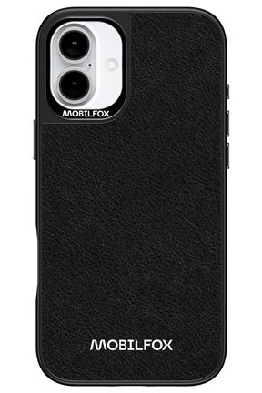 Logo White Leather 2.0 - Apple iPhone 16 Plus