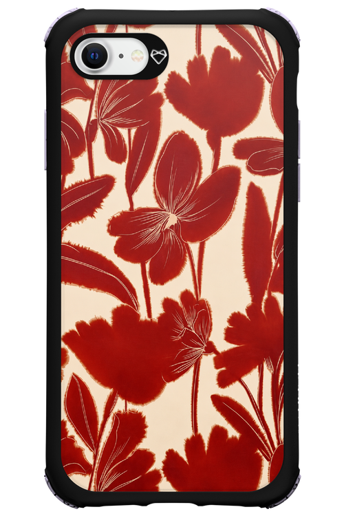Burgundy Flowers 2.0 - Apple iPhone SE 2022