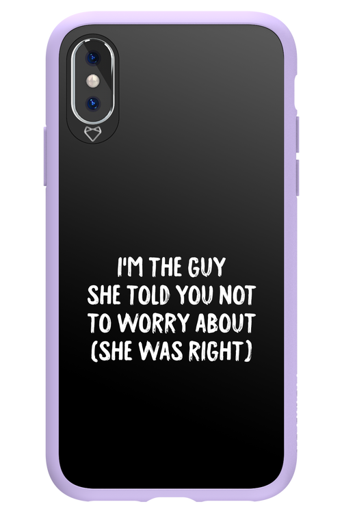 She was right 2.0 - Apple iPhone X