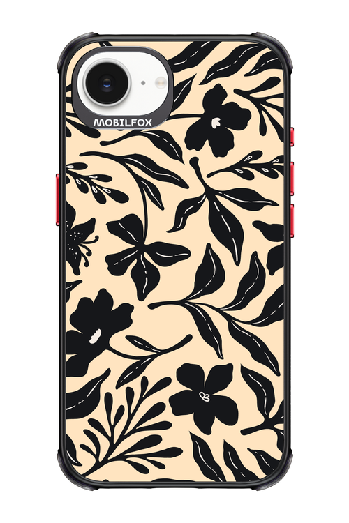 Black Flowers 2.0 - Apple iPhone 16e
