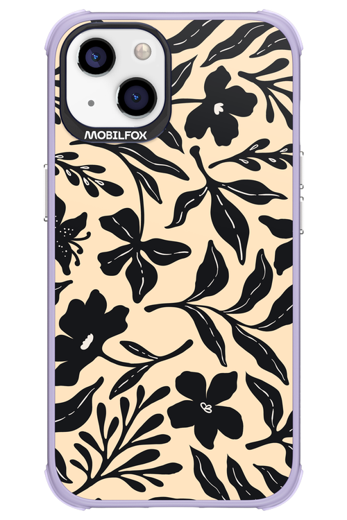 Black Flowers 2.0 - Apple iPhone 13