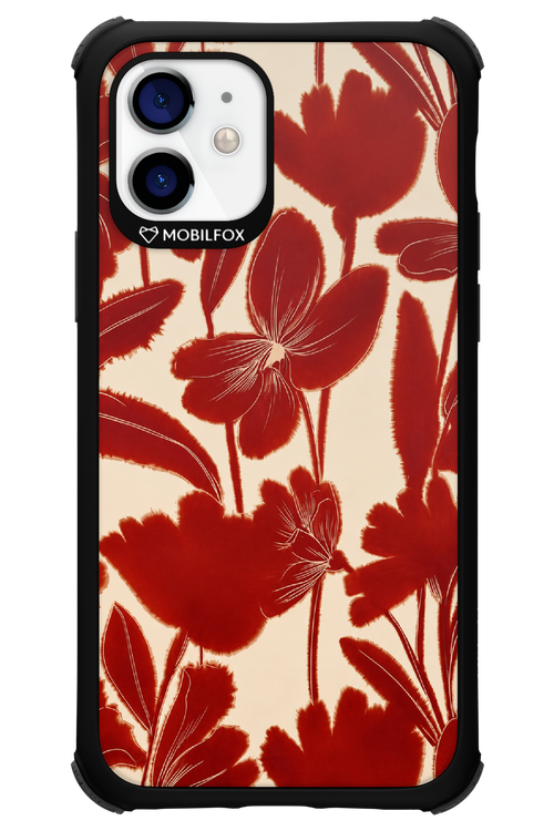 Burgundy Flowers 2.0 - Apple iPhone 12