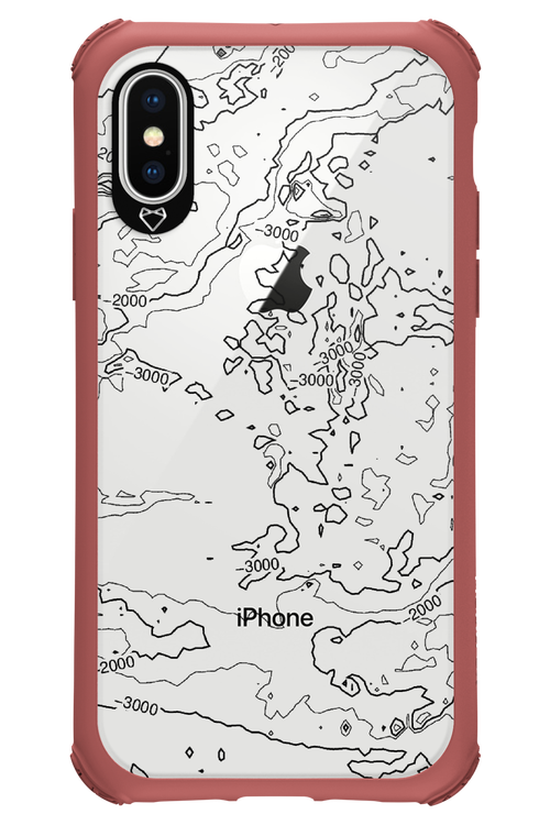 Contour Map 2.0 - Apple iPhone X