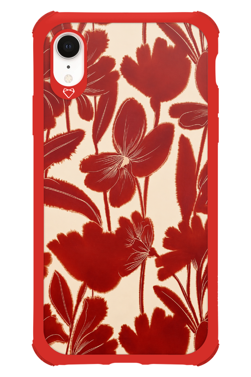 Burgundy Flowers 2.0 - Apple iPhone XR