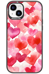 Water Painted Heart 2.0 - Apple iPhone 15 Plus