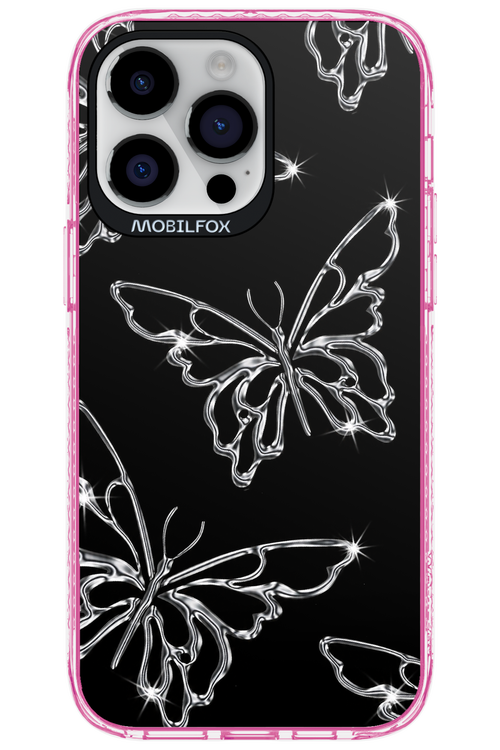 Silver Butterfly 2.0 - Apple iPhone 14 Pro Max