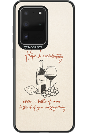 Bottle of wine 2.0 - Samsung Galaxy S20 Ultra 5G