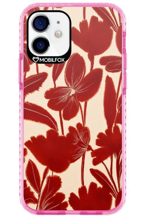 Burgundy Flowers 2.0 - Apple iPhone 12