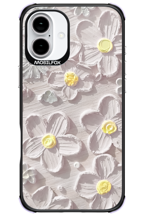 White Flowers 2.0 - Apple iPhone 16 Plus