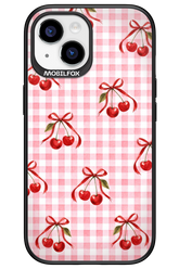 Pink Cherry Checked 2.0 - Apple iPhone 15