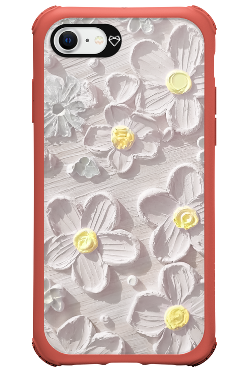 White Flowers 2.0 - Apple iPhone 8