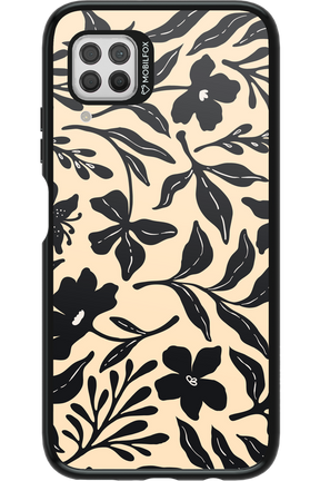 Black Flowers 2.0 - Huawei P40 Lite