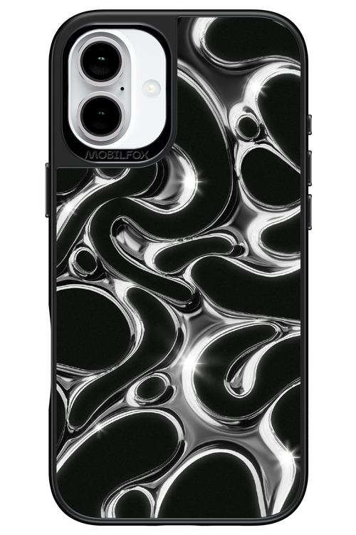 Y2K Chrome glossy 2.0 - Apple iPhone 16 Plus