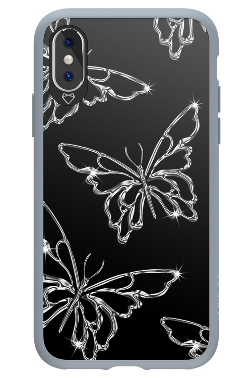 Silver Butterfly 2.0 - Apple iPhone X