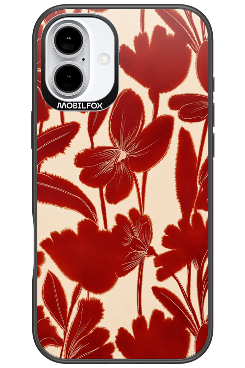 Burgundy Flowers 2.0 - Apple iPhone 16 Plus