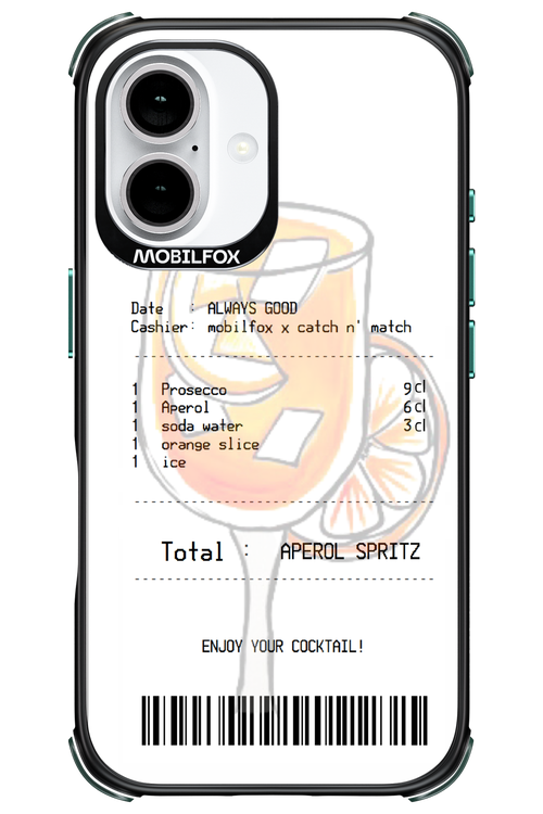 aperol spritz cocktail - Apple iPhone 16