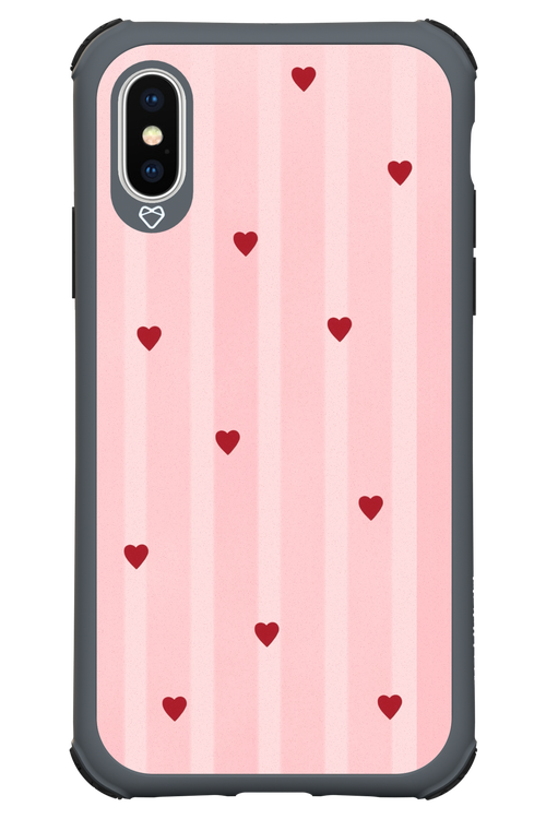 Red Little Hearts 2.0 - Apple iPhone XS