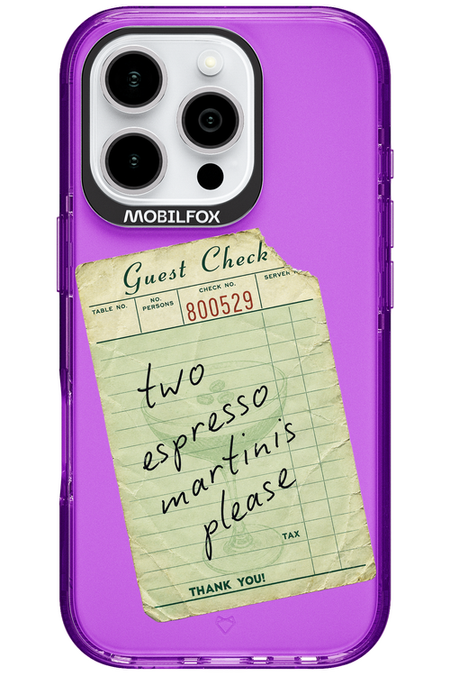 Espresso Martini 2.0 - Apple iPhone 16 Pro