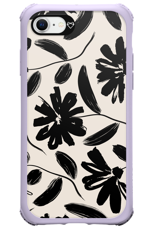 Monochrome Flowerss 2.0 - Apple iPhone SE 2022