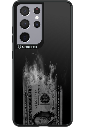 Money Burn B&W 2.0 - Samsung Galaxy S21 Ultra