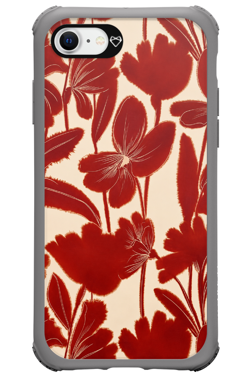 Burgundy Flowers 2.0 - Apple iPhone SE 2022