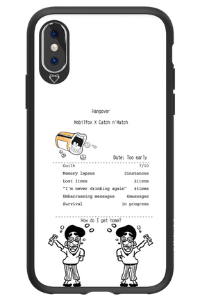 hangover - Apple iPhone X