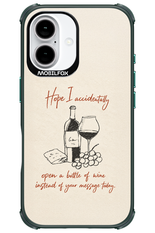 Bottle of wine 2.0 - Apple iPhone 16
