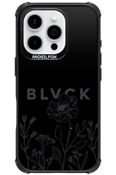 Black Flowers - Apple iPhone 16 Pro