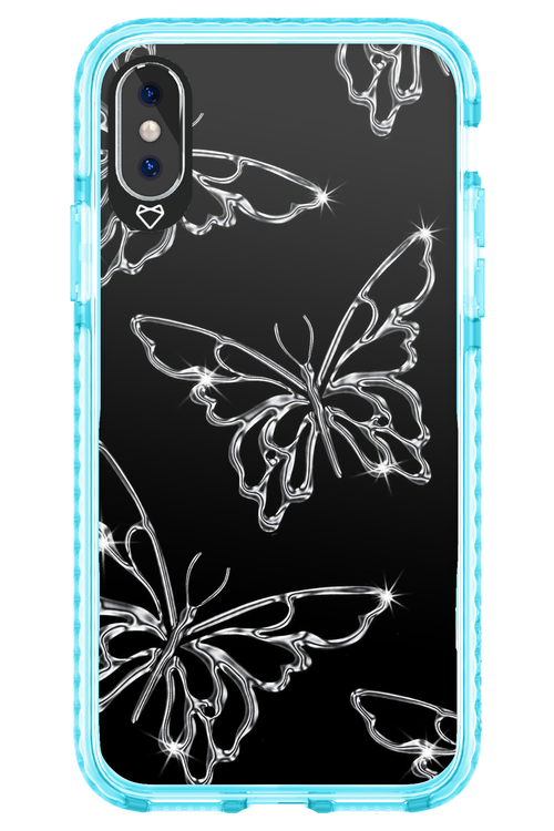 Silver Butterfly 2.0 - Apple iPhone X
