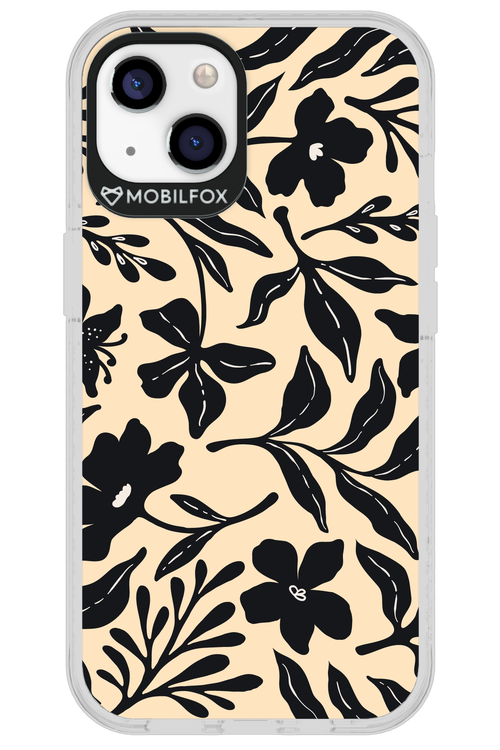 Black Flowers 2.0 - Apple iPhone 13