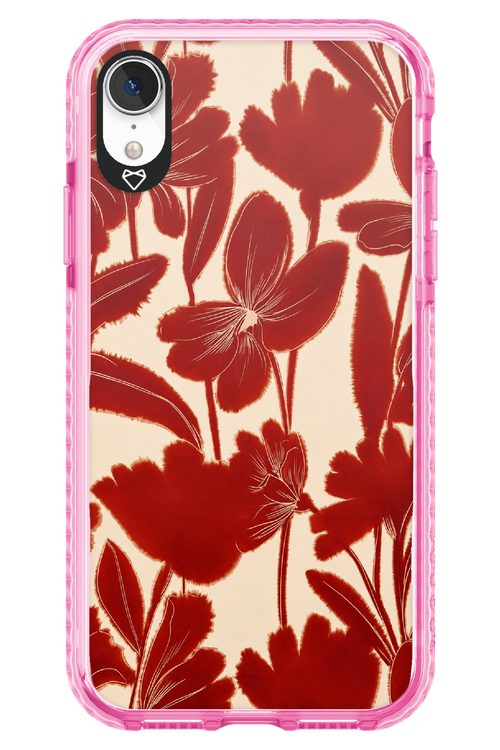 Burgundy Flowers 2.0 - Apple iPhone XR