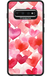 Water Painted Heart 2.0 - Samsung Galaxy S10+