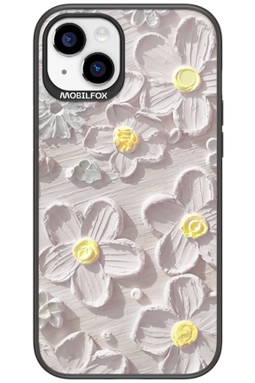 White Flowers - Apple iPhone 15 Plus