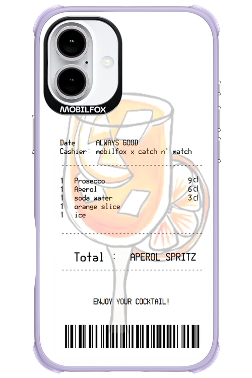 aperol spritz cocktail - Apple iPhone 16 Plus