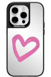 Pink Heart Mirror 2.0 - Apple iPhone 14 Pro