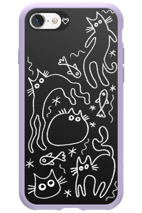 CHALK_CATS 2.0 - Apple iPhone 8