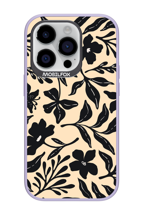 Black Flowers 2.0 - Apple iPhone 14 Pro